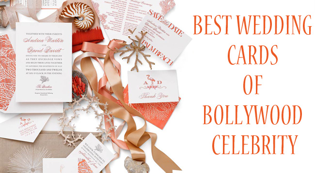 Best Wedding Cards Of Bollywood Celebrity Wedding Invites CrazyPundit