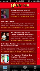 Glee-iphoneapp
