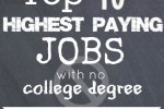 Best Paying Jobs no College Degree