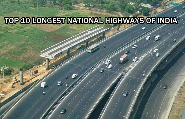 Longest National Highways of India
