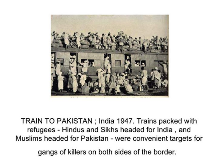 Train packed with refugees to Pakistan