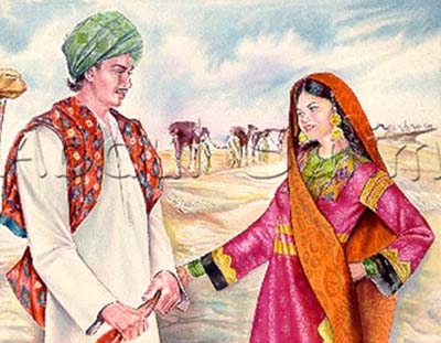 Sassui & Punnuh love story 