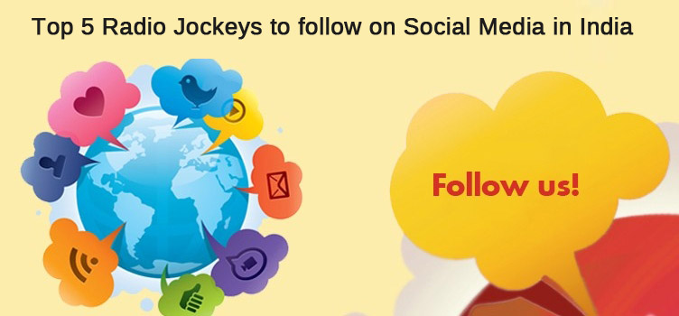 most followed Radio Jockeys on Social Media