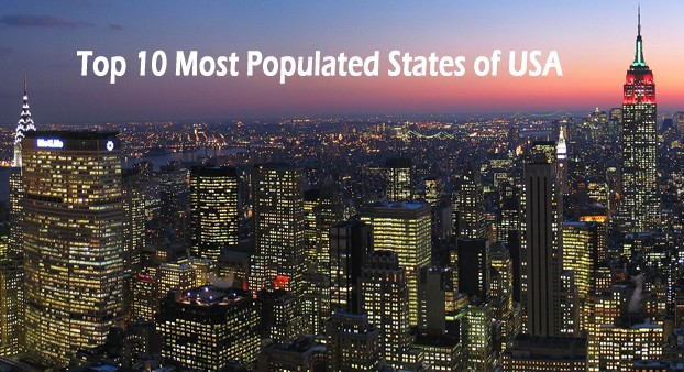 Most Populated States in the USA